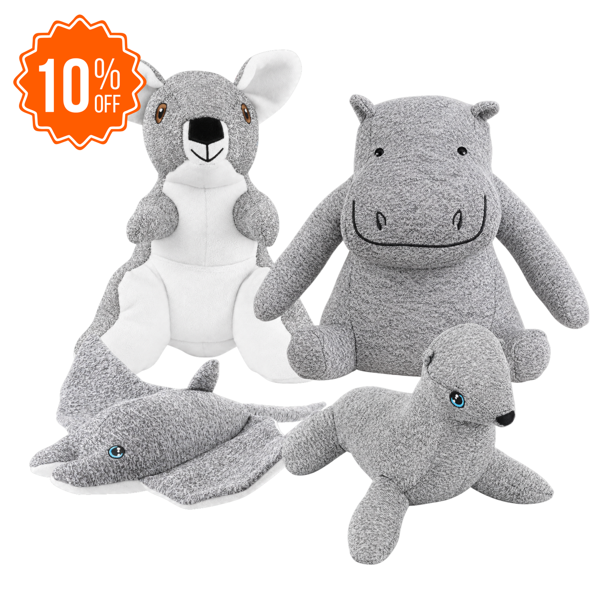 Pack de 4 : Hipz, Joey, Raya & Sailor